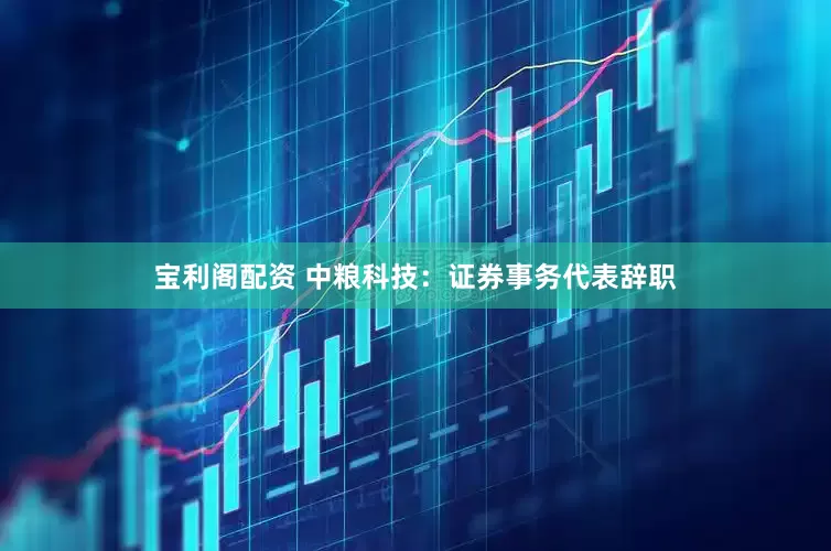 宝利阁配资 中粮科技：证券事务代表辞职